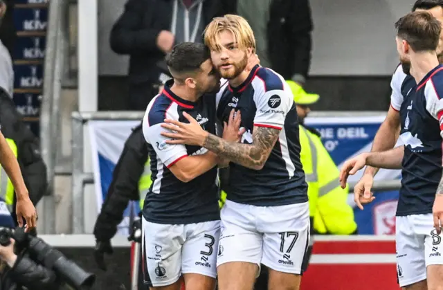 Falkirk goalscorer Henry Cartwright