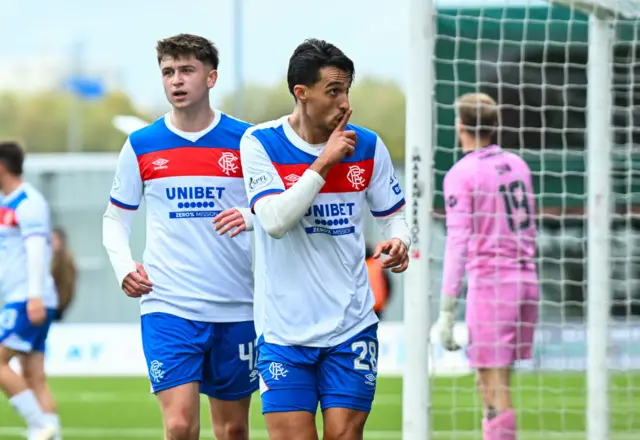 Bojan Miovski netted for Rangers