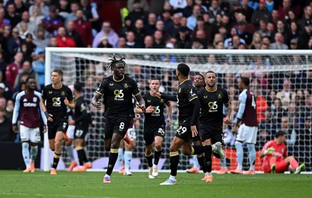 Lesley Ugochukwu of Burnley celebrates