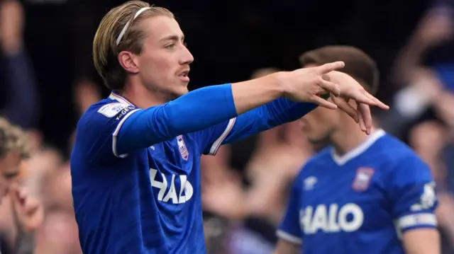 Jack Clarke celebrates scoring