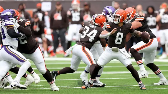 Dillon Gabriel of the Cleveland Browns