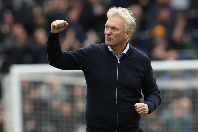 David Moyes celebrates