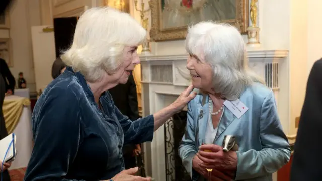 Queen Camilla and Jilly Cooper