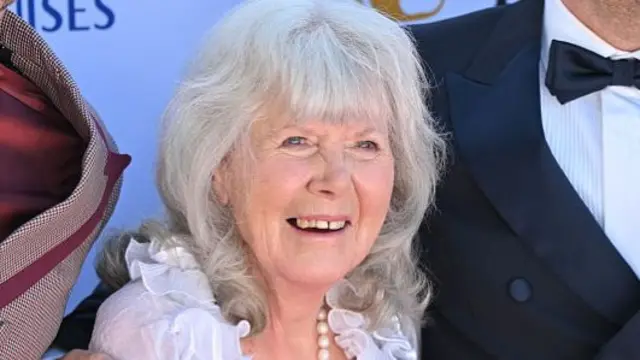 Jilly Cooper at the Baftas