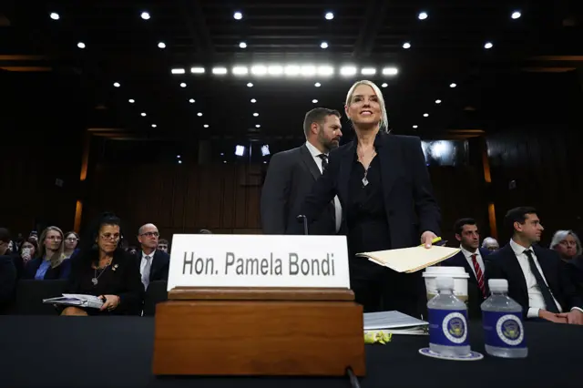 US Attorney General Pam Bondi