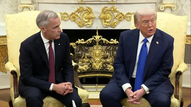 Trump and Carney in the Oval Office