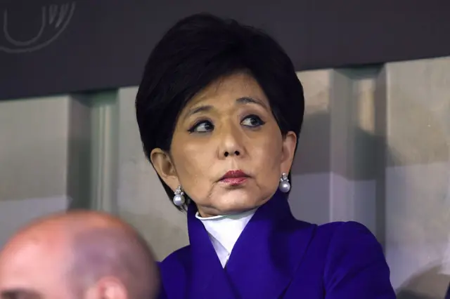 OL Lyonnes owner Michele Kang during the UEFA Women's Champions League 2025/26 league phase match between Arsenal FC and OL Lyonnesat Meadow Park on October 7, 2025 in Borehamwood, England.