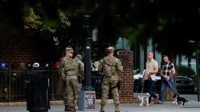 National Guard deployed in Washington DC