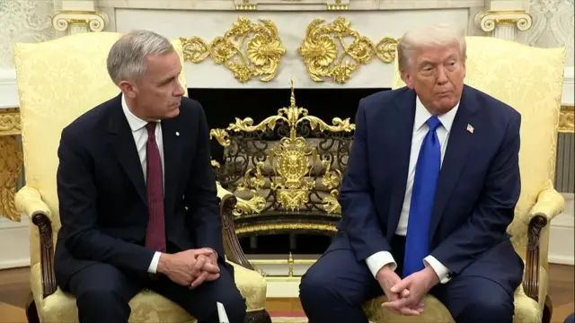 Trump and Carney in the Oval Office