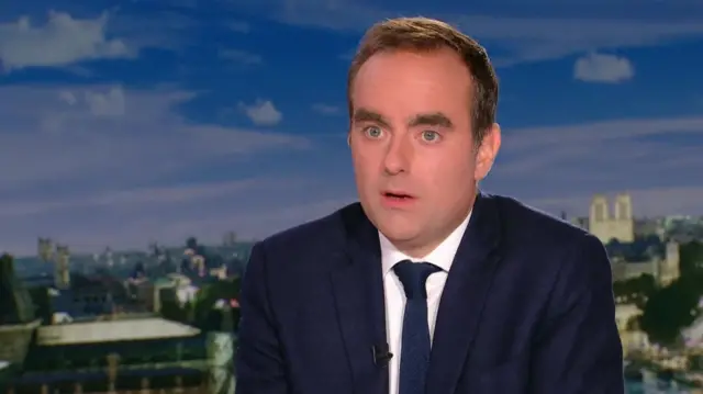 Lecornu on TV