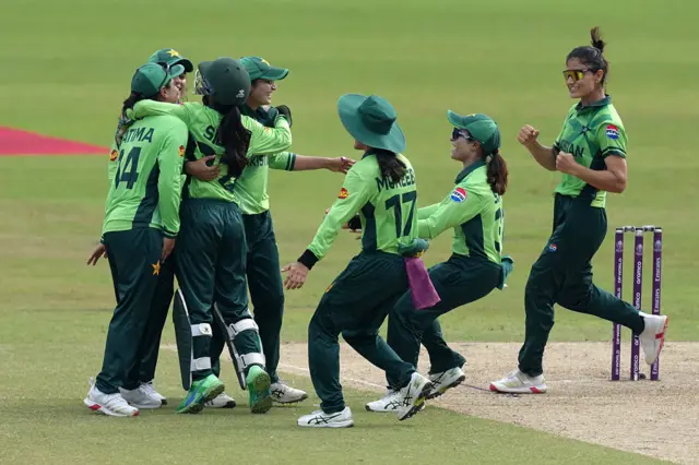 Pakistan celebrating