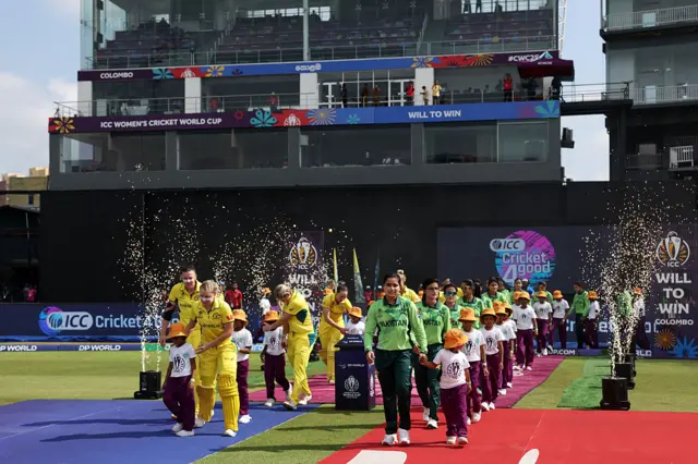 Team's walk out