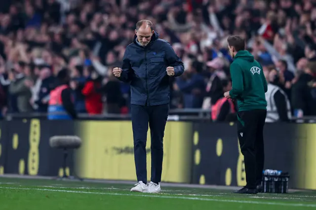 Head Coach Thomas Tuchel of England celebrates