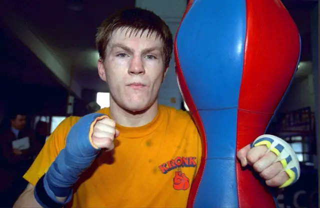 Ricky Hatton in Training