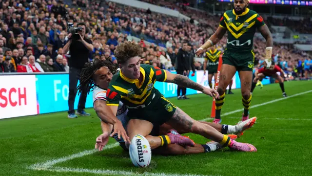 Dom Young and Reece Walsh