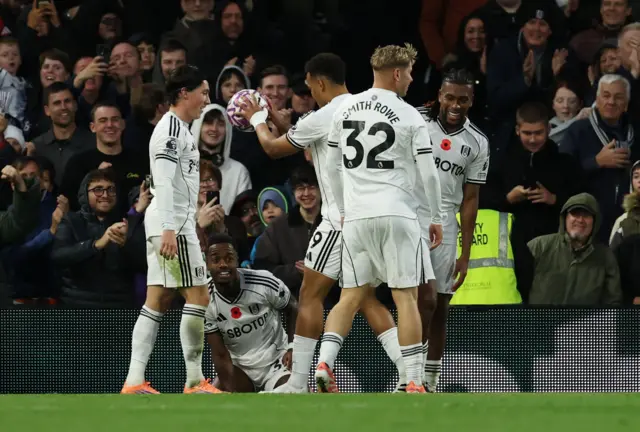 Fulham celebrate