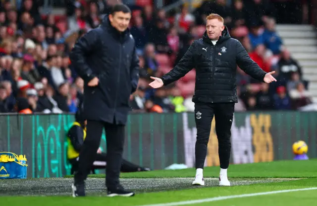 Will Still on the touchline