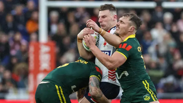 George Williams is tackled