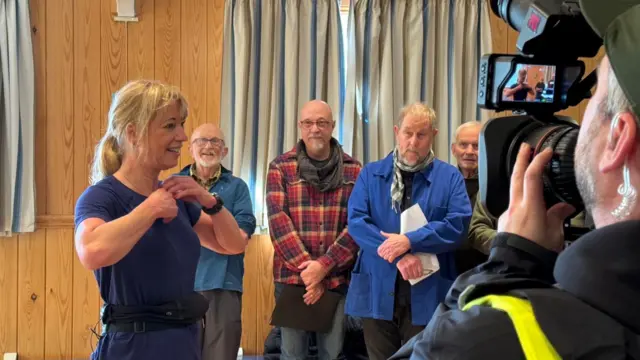Sara Cox on her route