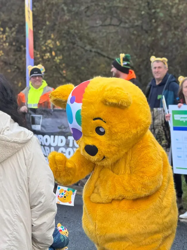 Pudsey meets Radio 2 listeners