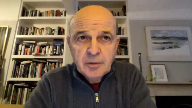 Mark Damazer in his home