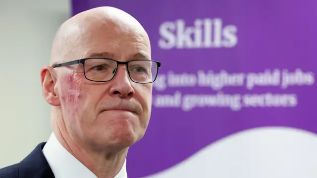 Scotland's First Minister John Swinney