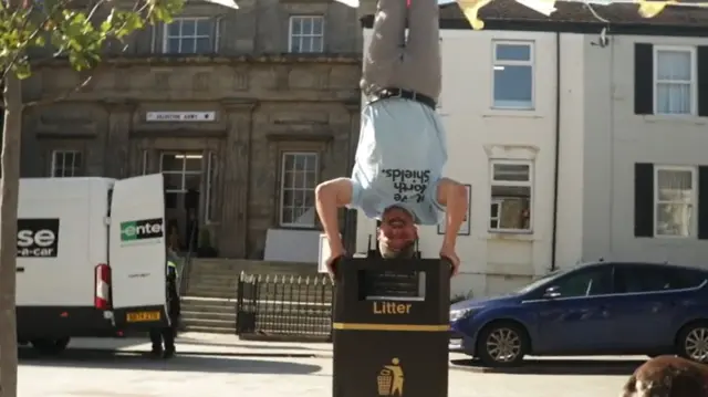 Headstand Mike