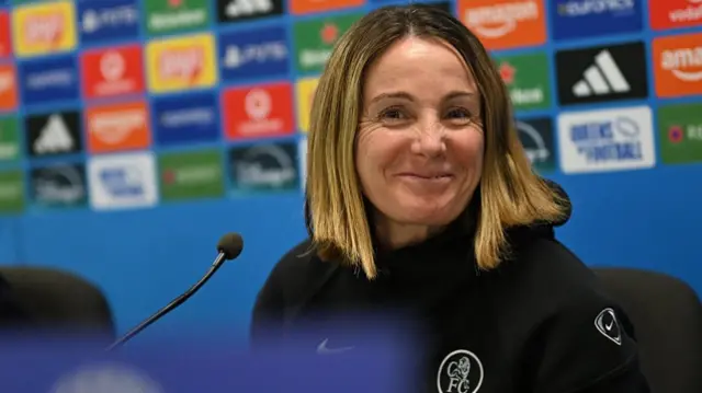 Sonia Bompastor smiling