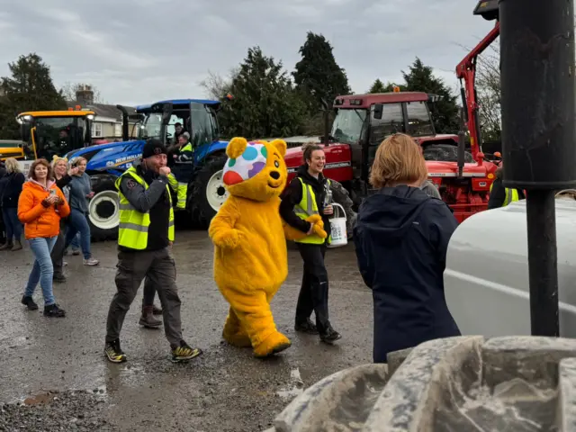 Tractors and Pudsey in Winston County Durham