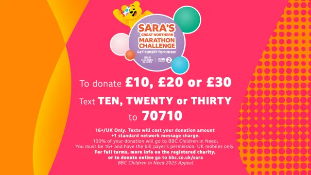 Here's how you can donate to Sara's Great Northern Challenge!