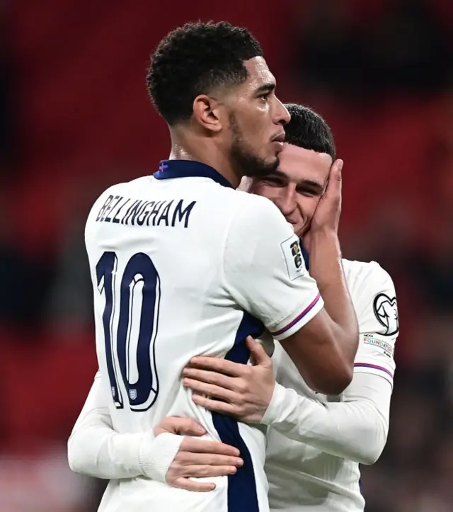 Jude Bellingham and Phil Foden