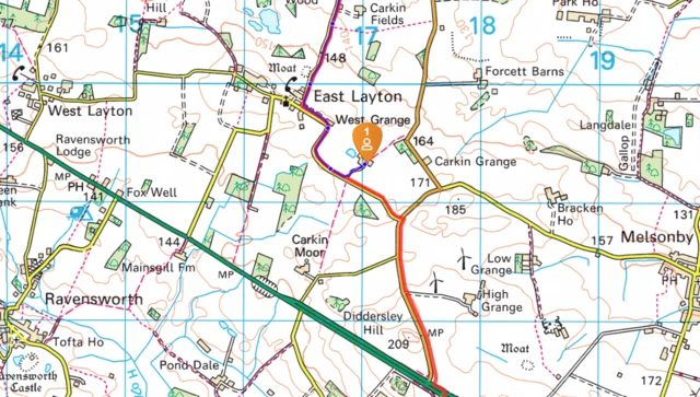 Sara's current location in East Layton