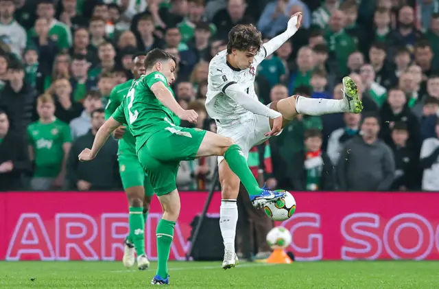 Seamus Coleman and Joao Felix