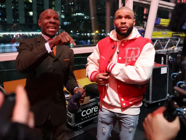 Chris Eubank Sr and Jr