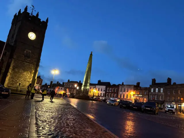 Richmond square in the early morning