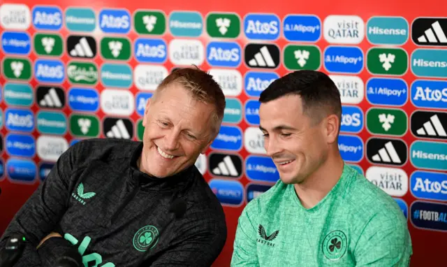 Josh Cullen and Heimir Hallgrimsson