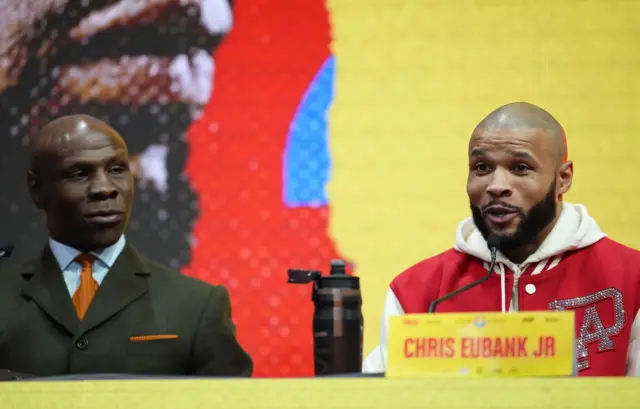 Chris Eubank Sr and Jr side by side