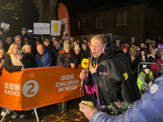 Sara gets the latest total