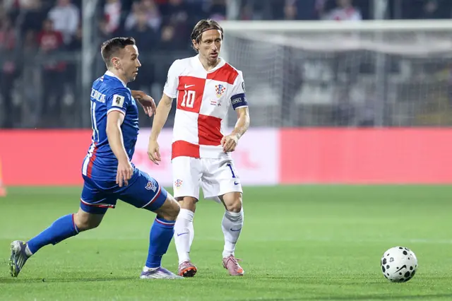 Luke Modric on the ball