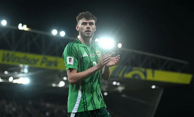 Northern Ireland's Conor Bradley