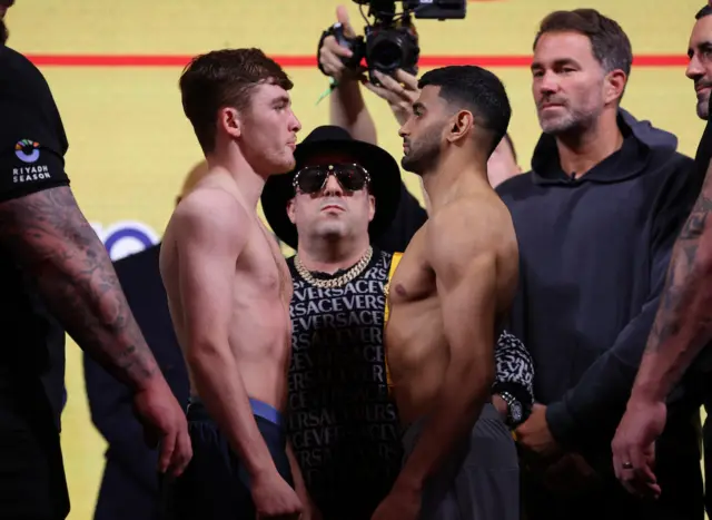 Shahid v Tallon face off