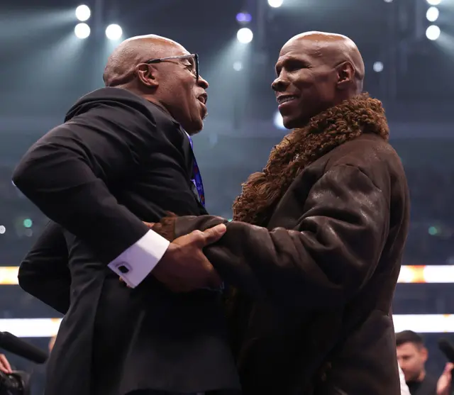 Chris Eubank Sr. and Nigel Benn