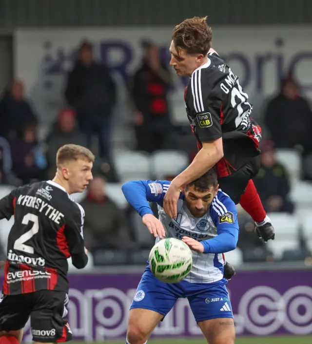 Davy McDaid and Oli McCart