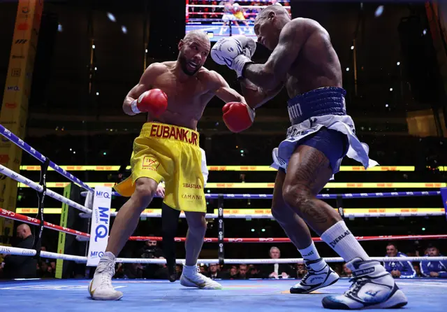 Chris Eubank Jr and Conor Benn exchange punches