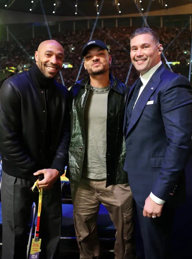 Thierry Henry and Tony Bellew