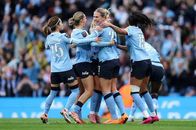 Manchester City celebrate