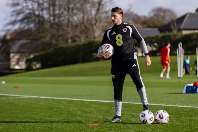 Piet Cremers in Wales training