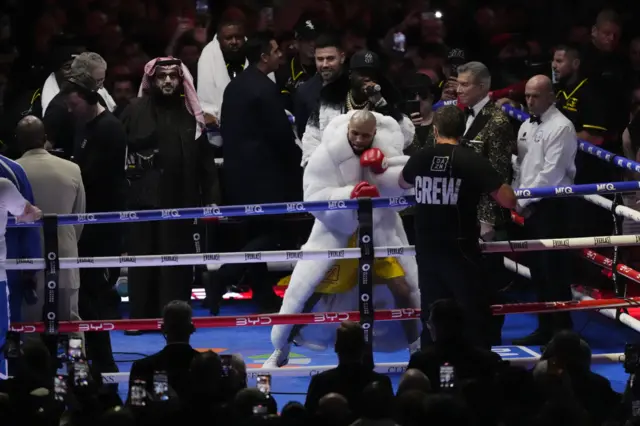 Chris Eubank Jr in the ring