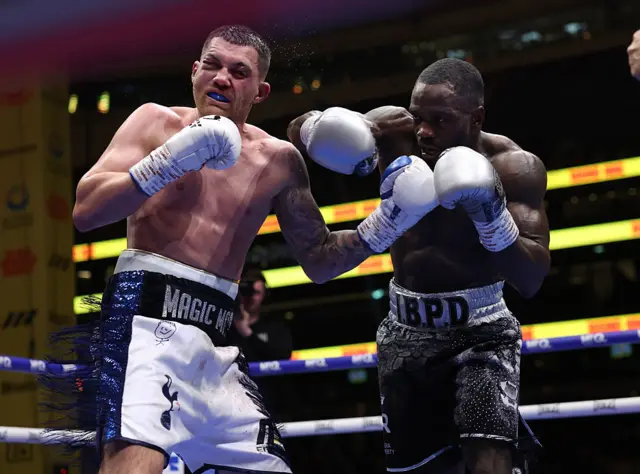 Sam Gilley ( white and blue shorts ) and Ishmael Davis (black shorts )