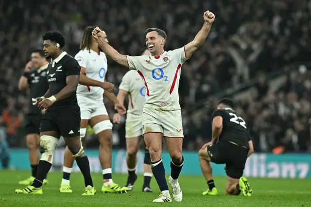 George Ford celebrates